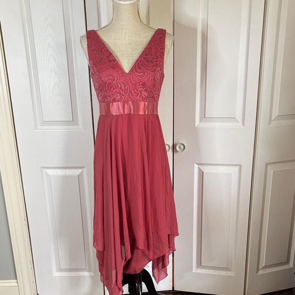 Ever Pretty Rose High Low Dress